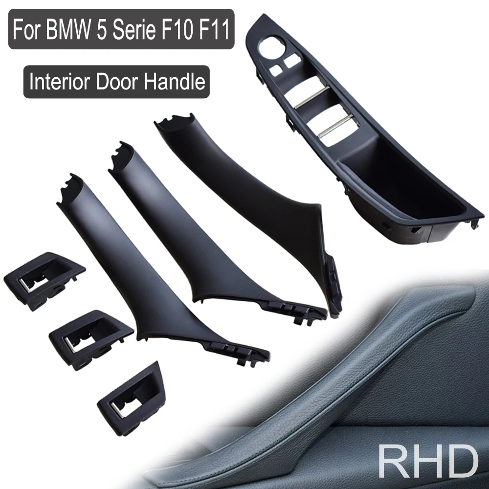 Автомобильные аксессуары подходят для BMW 5 серия F10 F11 520 523 525 530 535 ABS пластик внутренняя дверь подлокотник ручка панель тяга накладка