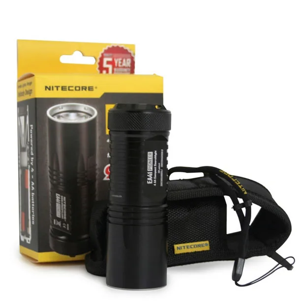 NITECORE EA41 1020LMs XM-L2 U2 светодиодный фонарик 4xAA для кемпинга, походов, спасательных работ, портативный тактический фонарь