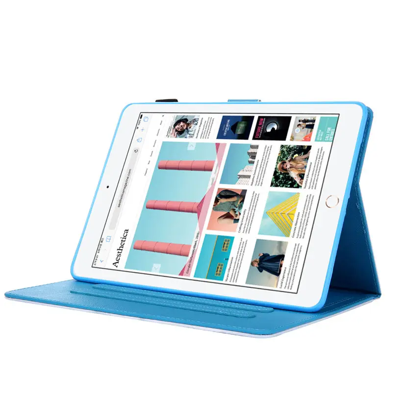 Чехол для iPad 10,2 Smart Cover для Apple iPad 7th Generation A2200 A2198 A2232 Funda Модный чехол с принтом кошки+ подарок