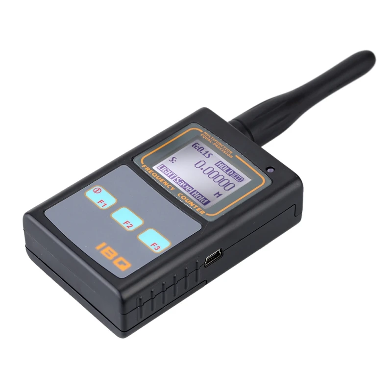 IBQ-102 Frequency Detector 50MHz-2.6GHz Measurable Frequency LCD Digital Frequency Counter Handheld Frequency Meter(US PLUG