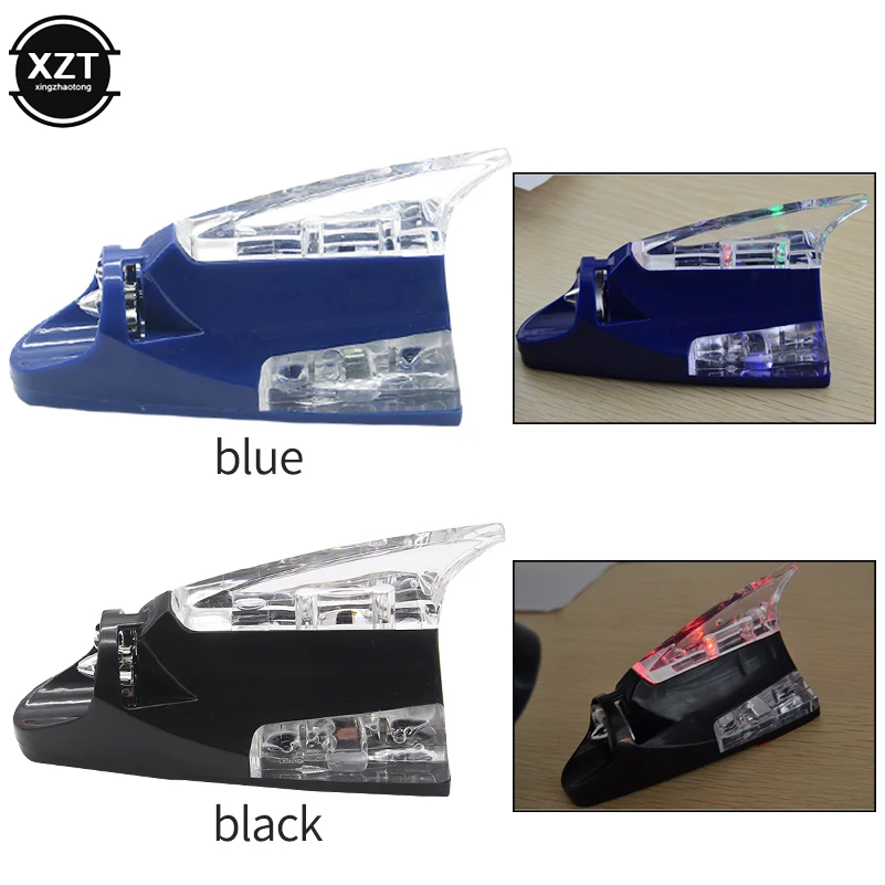 Antenna Di Segnale Radio Automatica Antenne Per Tetti Energia Eolica Pinna Di Squalo Antenna Per Auto Luci Colorate A Led Antenne Per Tetti Decor Car 