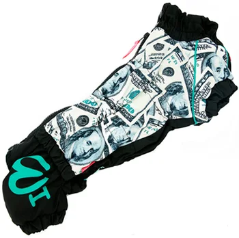 

FOR MY DOGS FOR MY DOGS jumpsuit Taxi black / green for boys FW734-2019 MT