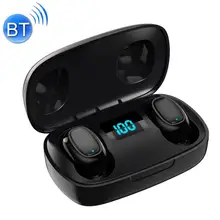 Сенсорные беспроводные наушники T10S BT 5,0 с магнитным притяжным зарядным боксом и светодиодным умным цифровым дисплеем, поддержка звонков Siri ...