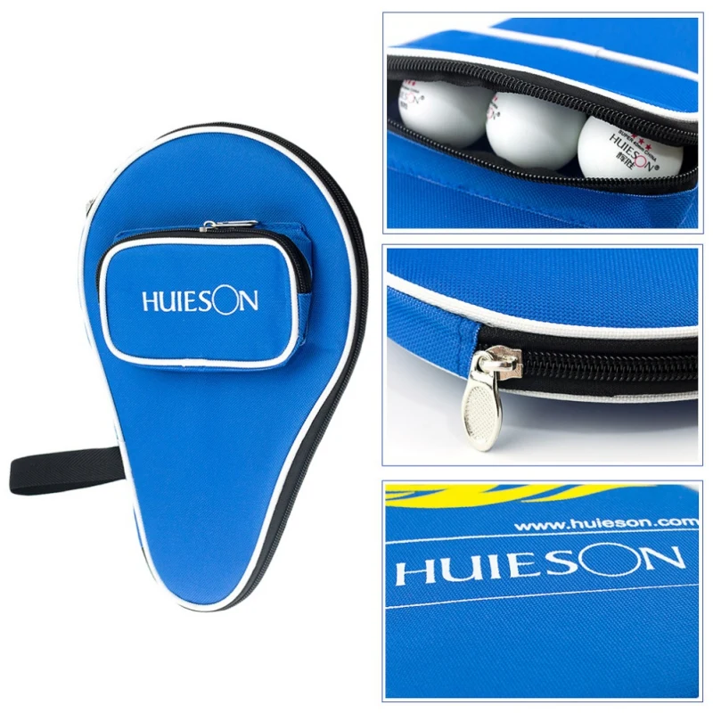 Профессиональный Чехол для ракетки настольного тенниса с внешней молнией