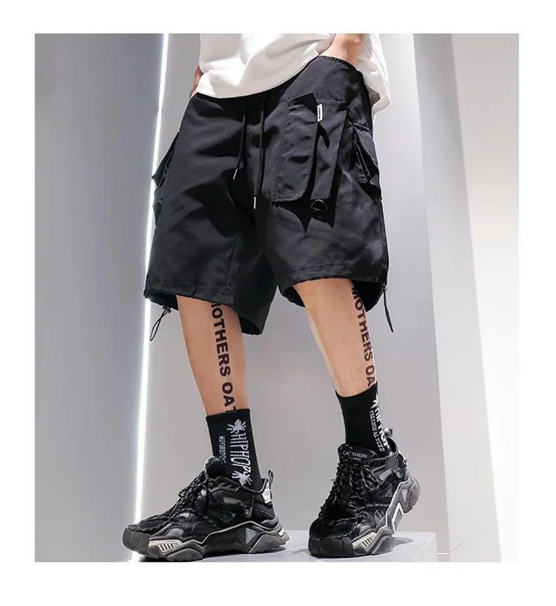 Lacoste Short léger noir en molleton