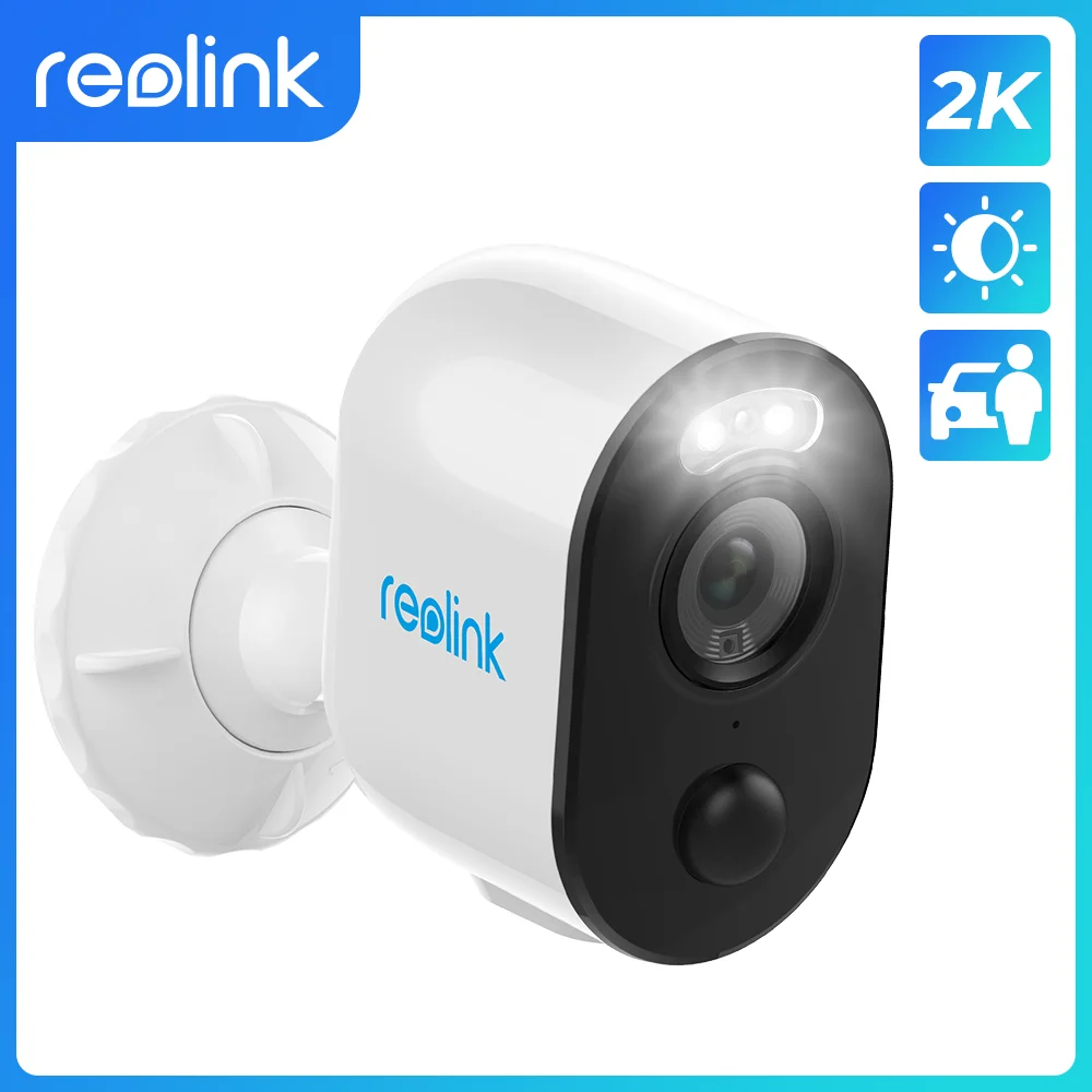 Reolink 4MP WiFi Солнечная энергия Камера Argus 3 человека и автомобиля обнаружения