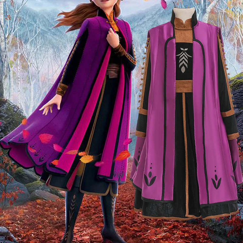 Платье для девочек с принтом «снежная королева история 2 анна, эльза, Косплэй вечерние платья одежда для девочек костюм Эльзы костюм в стиле снежной королевы для девочек-подростков, одежда для принцессы 10Y