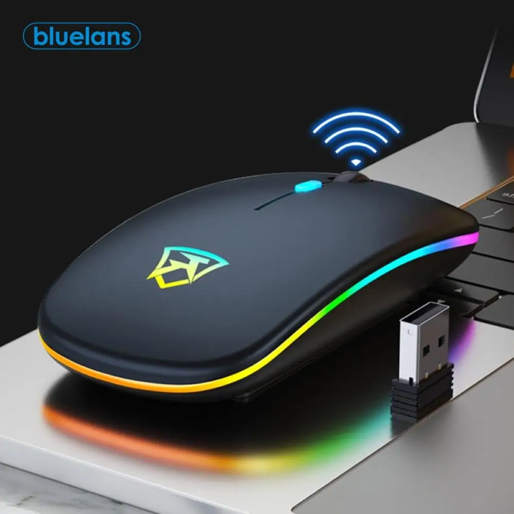Wireless 2.4G Ergonomic Mute Rechargeable LED Backlit Gaming Mouse for PC Laptop | Компьютеры и офис