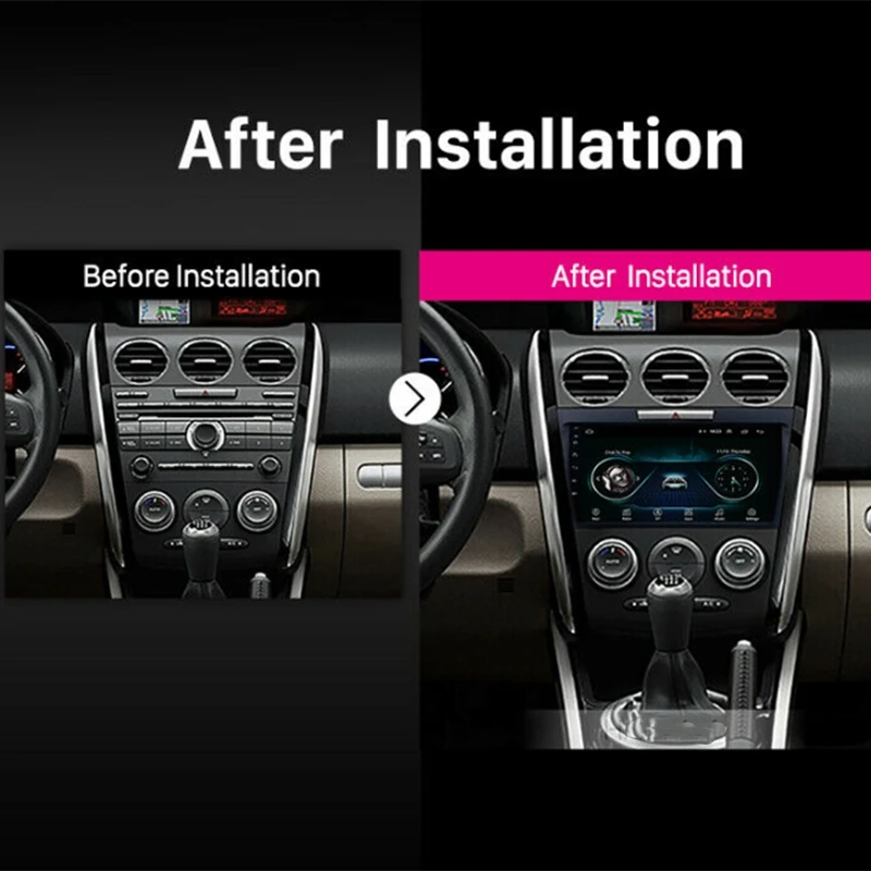 Android 8,1 2 Din радио для 2007- MAZDA CX-7 автомобильный мультимедийный плеер 9 дюймов gps