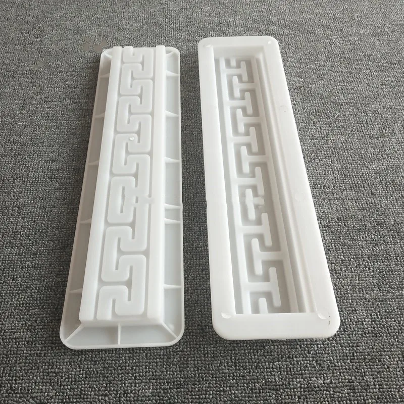 Cement Antique Brick Square Mould Garden Path Making Brick Mold 3D Carving Anti-Slip Concrete Plastic Paving Molds 45x8x2.5cm concrete molds garden path molds