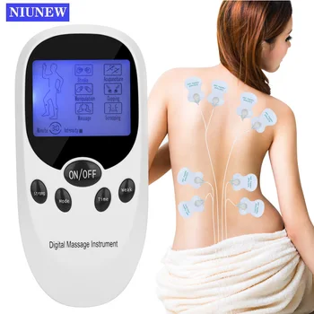 

New Digital Electric Tens Acupuncture Muscle Stimulator Therapy for Back Neck Massager Full Body EMS Health Care Machine
