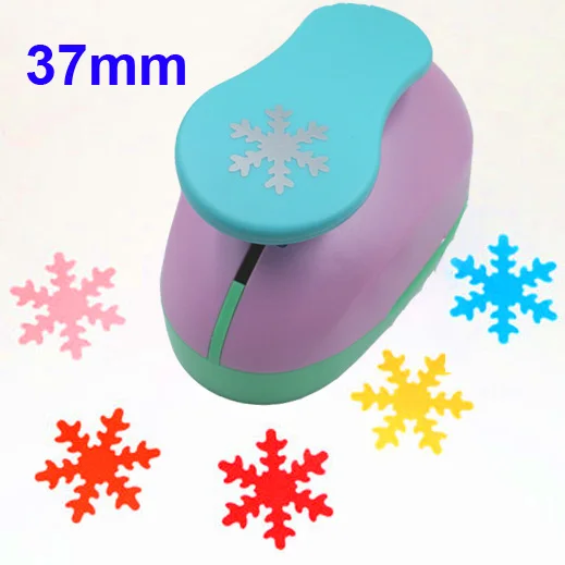 Set of 3PCS Snowflake (2+1.5+1) Craft Punch Set Paper Punch Tool Eva  Punches for Making Crafts Scrapbooking Garland Circle Dots Hanging  Decorations