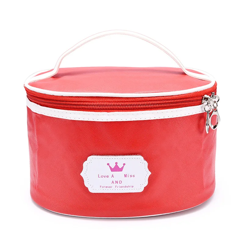 

Large-volume makeup bag waterproof travel storage bag cylinder bag.