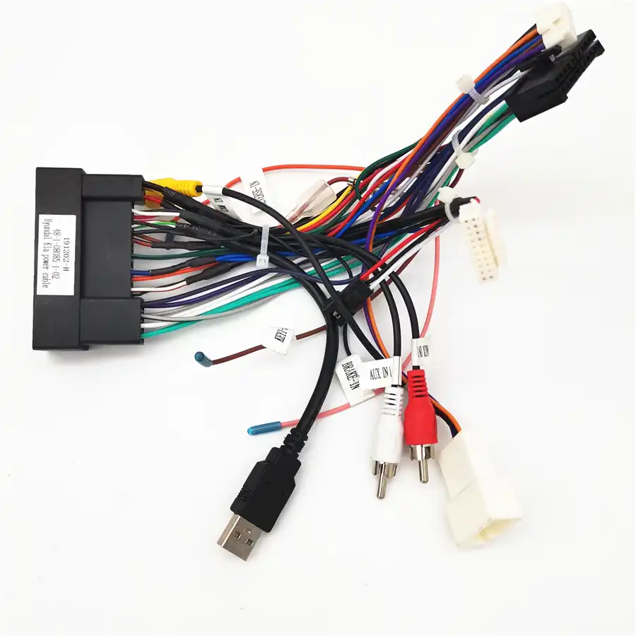 Car Stereo 20 PIN Wiring Harness Connector Multimedia Player Power for