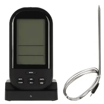 

Wireless Digital LCD Display BBQ Thermometer Kitchen Barbecue Digital Probe Meat Thermometer BBQ Temperature Tool