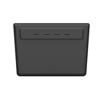 

USB Hub Pro 6 Ports,SSD Disk Sticks Storage Center Console Kit Accessories for Tesla Model 3 Wireless Charging Pad USB Connector