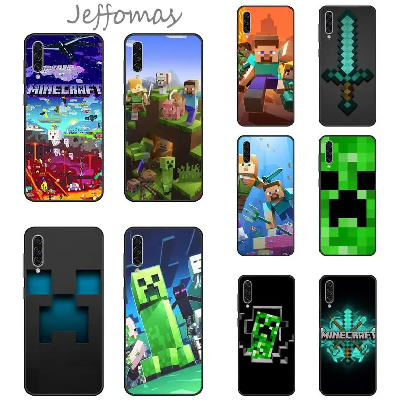 

Mini World game Sandbos Phone Case For Samsung Galaxy A 3 6 7 8 10 20 30 40 50 70 71 10S 20S 30S 50S PLUS