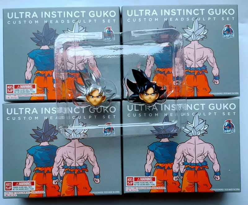 Demoniacal Fit Ultra Instinct Custom headsculpt Set for SHF Goku,In stock!
