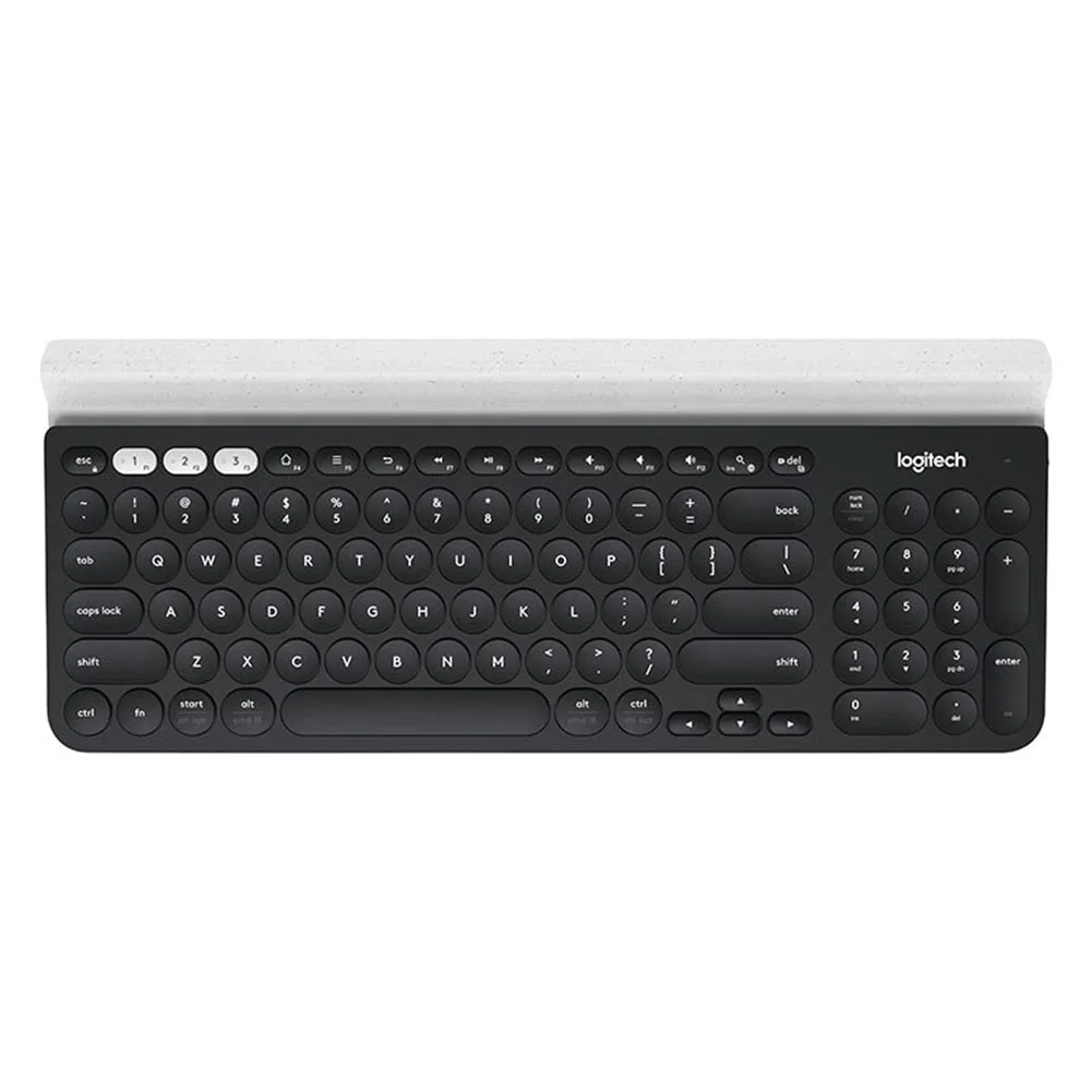 Logitech K780 Multi-Device Wireless Keyboard Bluetooth Unifying USB Dual Mode Full Size Mute Keyboard For PC Laptop Phone Tablet