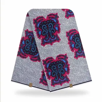 

Wholesale price!2020 New Designer African wax Fabric Guaranteed Ankara Wax Nigeria Wax Ghana Style 6Yards