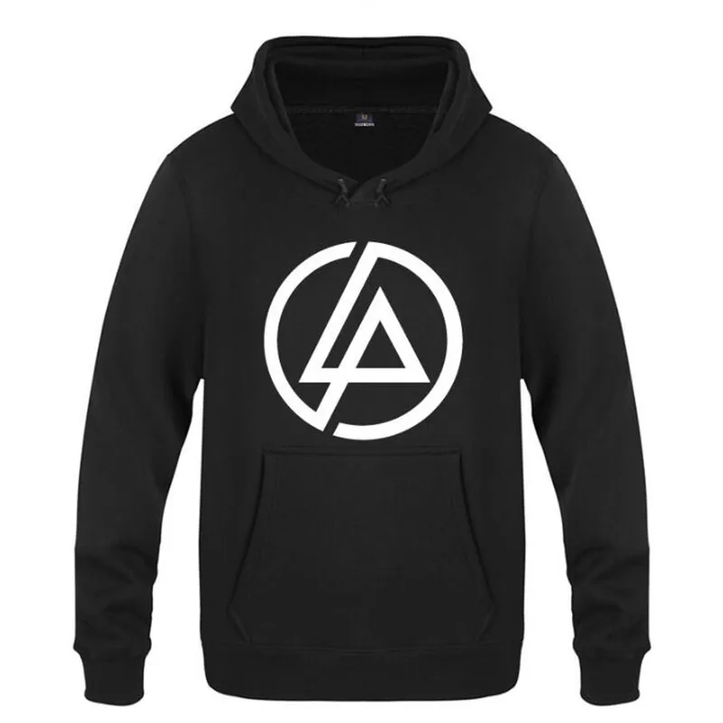 Black hoodie 1 Мужские толстовки с капюшоном с логотипом Rock Linkin Park, мужская толстовка с капюшоном в стиле хип-хоп, флисовая мужская толстовка с длинным рукавом, костюм для катания на коньках, пальто Moleton Masculino - Цвет: Black hoodie 1