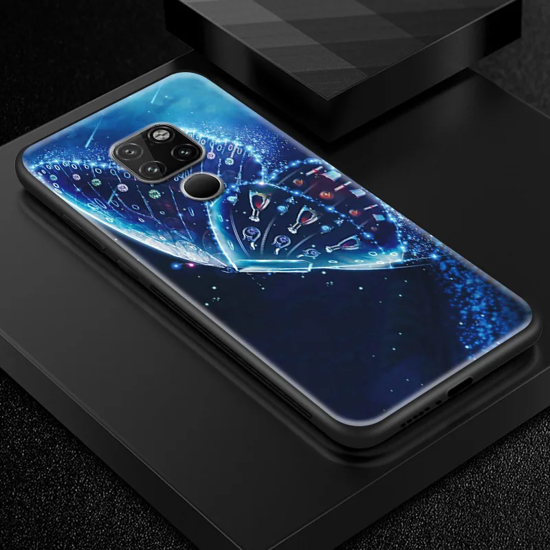 Чехол из закаленного стекла для huawei Enjoy 9s Honor 7A Pro 7C 7X 8A 8X9 10 Lite Magic 2 Play mate 20 Pro Nova2 3 4 Design Animal Capa - Цвет: W323