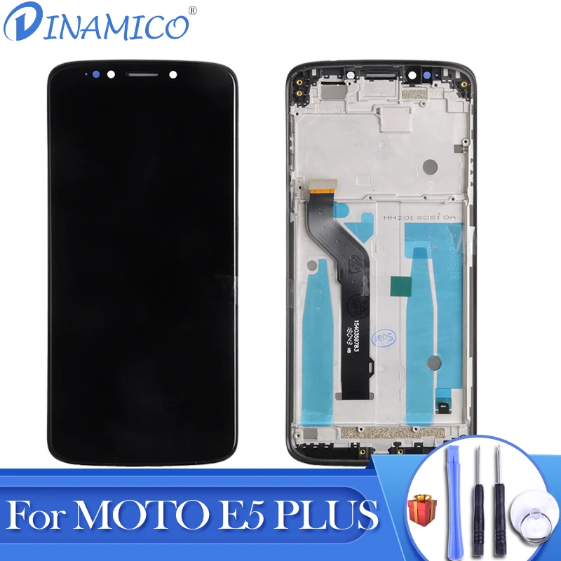 Dinamico 6,0 дюймов XT1924 lcd для Moto E5 Plus lcd кодирующий преобразователь сенсорного экрана в сборе для MotoRola E Plus 5th Gen