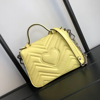 

Luxury Designer Fashion Macaron Colors Qulited Leather Shoulder Bag Women Silver Chain Mini Flap Handbag with Top Handle