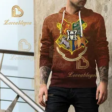 Movie Wizardry 3D Hoody Men Women Sporting Hoodies Sweatshirt Hogwarts Alumni Streetwear Casual Cosplay Costume Top 5xl