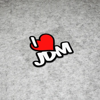 

NO.S123 I LOVE JDM Modification Car Trunk Window Stickers and Decals Waterproof Windshield Motorcycle Fuel Tank