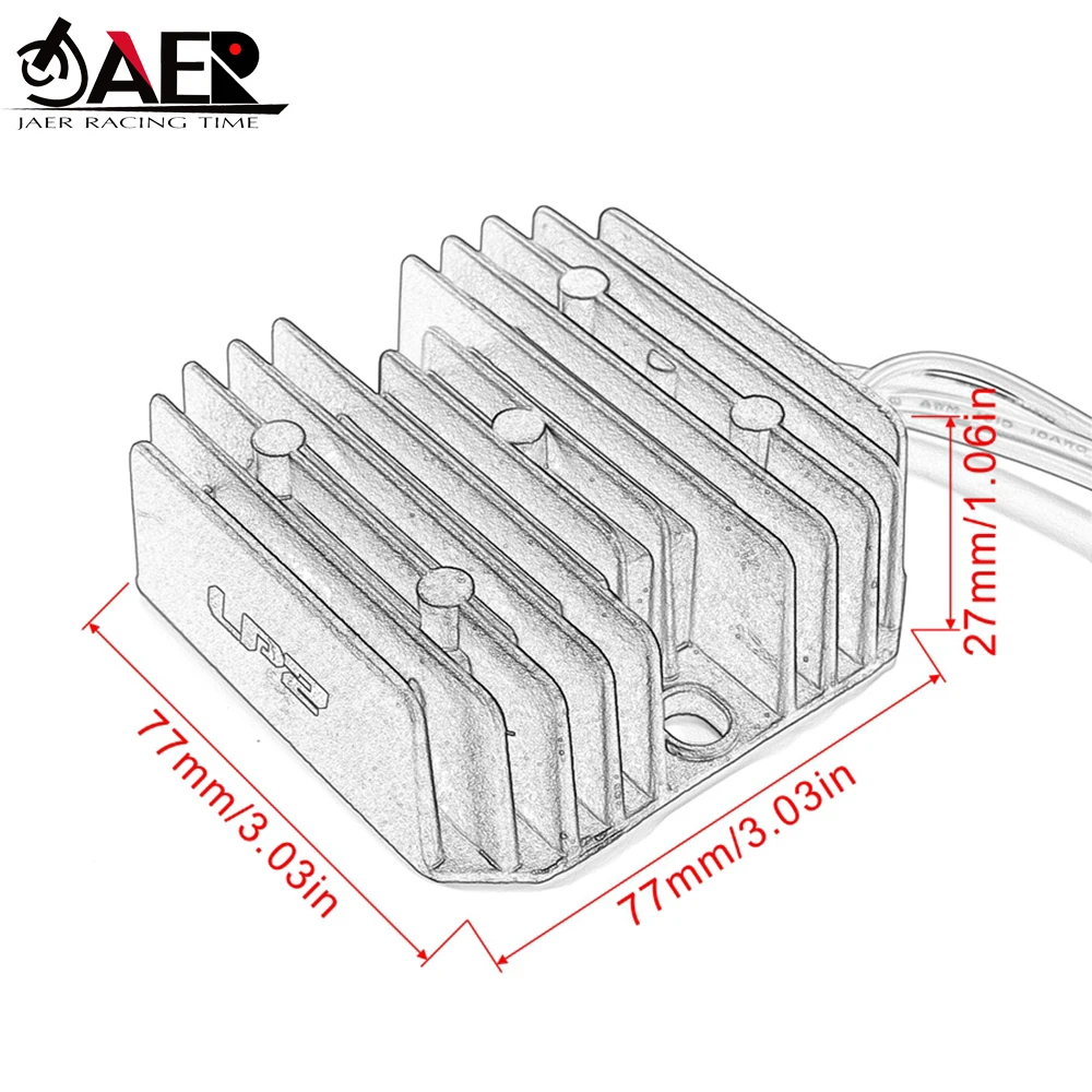 JAER мотоцикл регулятор напряжения Выпрямитель для Honda NX500 Доминатор 1995-1999 NX650 Доминатор 1995-2000
