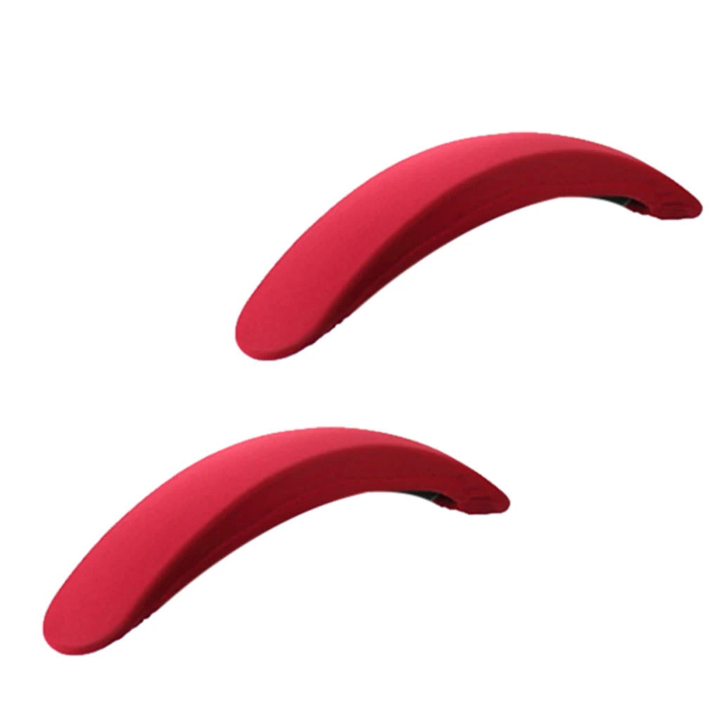 Red Набор из 2 шт. чехлов на подлокотники для стула, для дома и офиса, эластичные протекторы, эластичные чехлы на подлокотники для стула - Цвет: Red