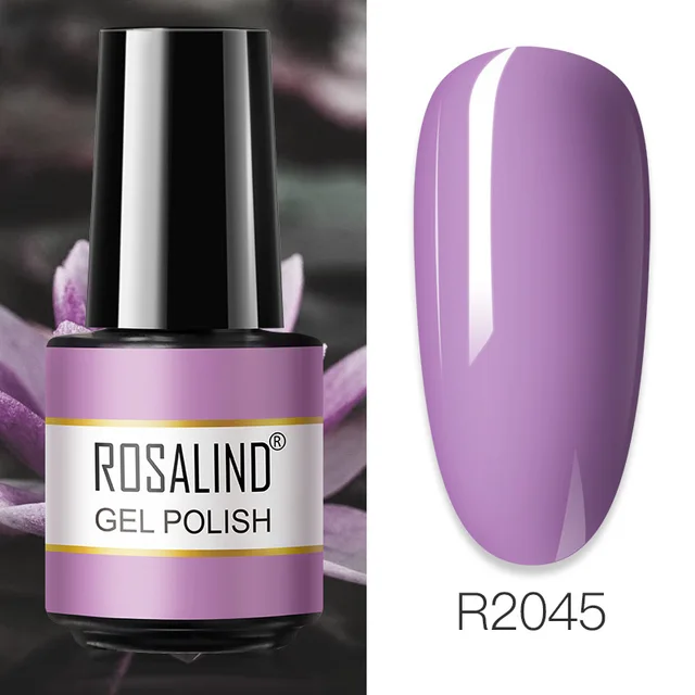 ROSALIND Primer Top Base Coat 7ML Gel Nail Polish For Manicure Long Lasting Nail Art Salon Gel Varnish UV LED Color Gel Polish RAR2045