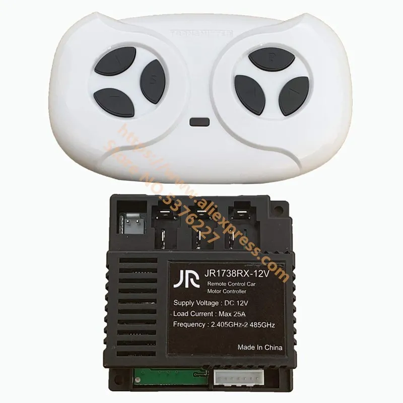 

JR1738RX-12V Kids Powered Ride on car 2.4G Bluetooth Remote Control Receiver Controller Children Kids Ride On Toys Parts