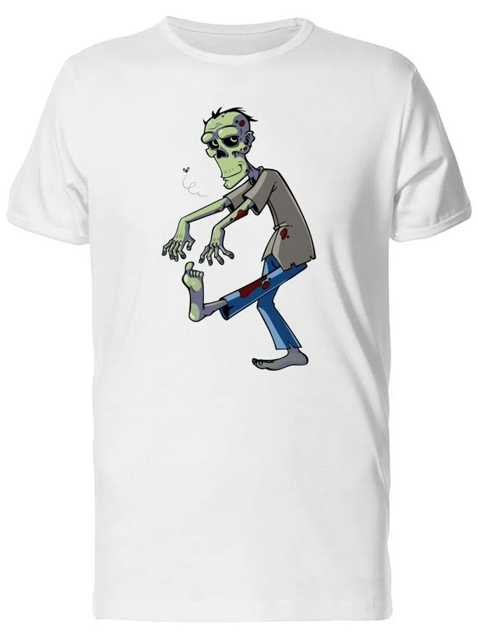 Мужская футболка с героями мультфильмов зомби изображение Homme большого