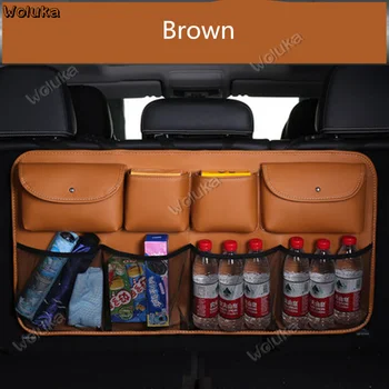

Car trunk storage bag seat back storage bag SUV car multi-function storage net car interior supplies CD50 Q03