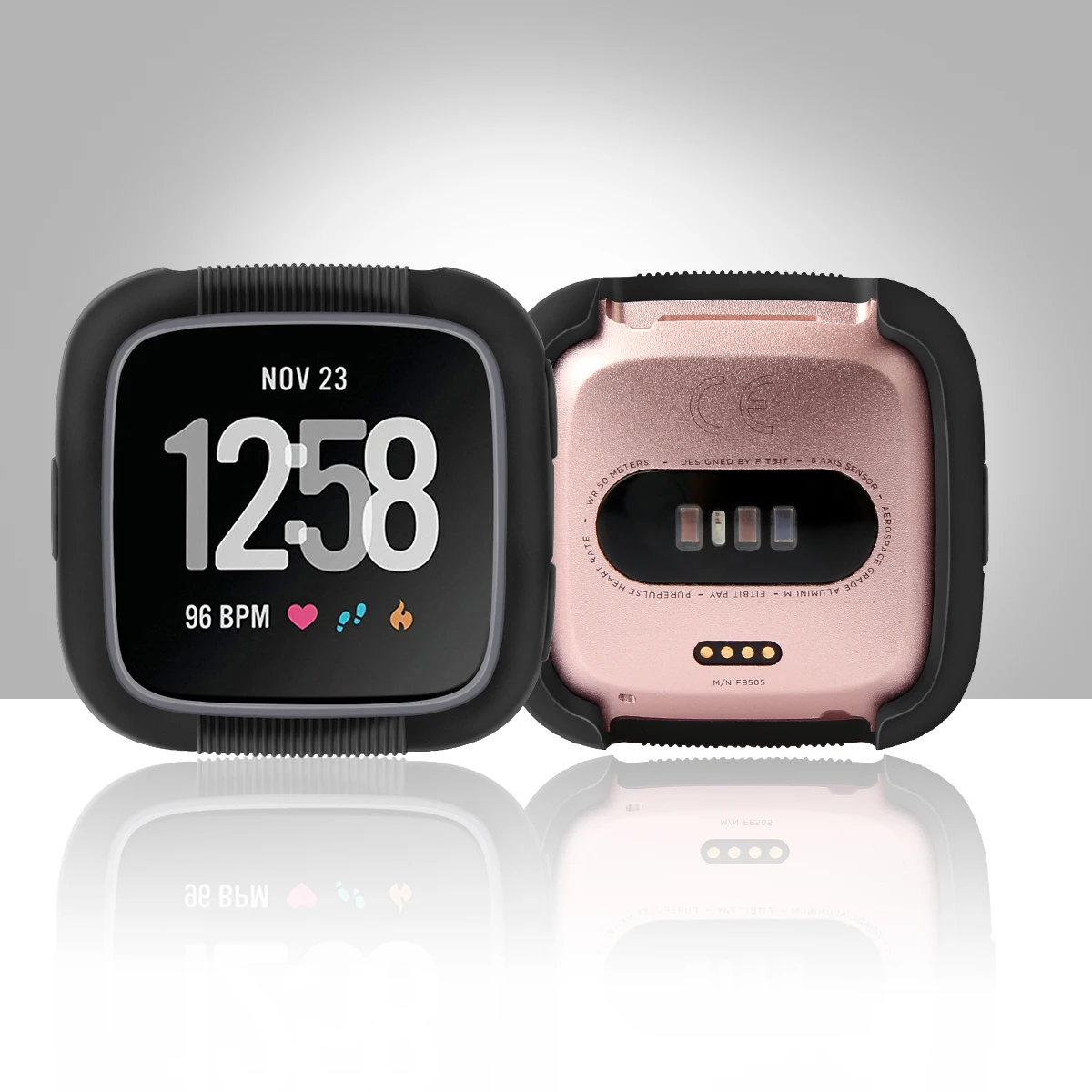 Для Fitbit часы Versa циферблат бампер браслет экран защитная рамка чехол ТПУ силиконовый чехол для часов защитный чехол