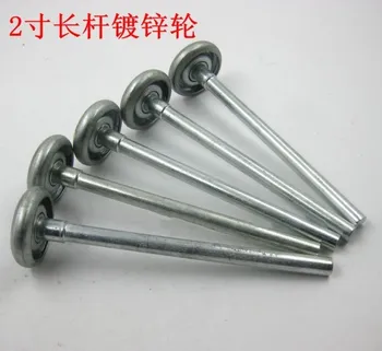 

Garage Door heavy duty steel bearing Rollers / Wheels 175mm length long rod flip door galvanized wheel roller doors and window