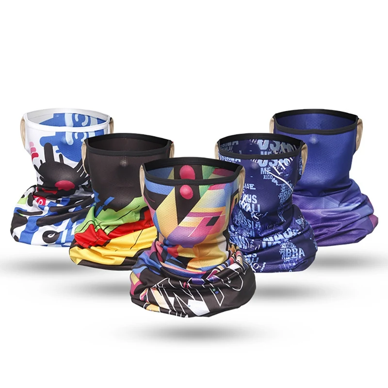 

15 Colors Unisex Face Mask Scarf Sunshade Dust-proof Ice Silk Neck Protection Outdoor Summer Cycling Headwear