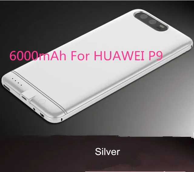 KQJYS ультра тонкий S магнит портативный резервный внешний аккумулятор для HUAWEI P9 P10 Plus внешний аккумулятор зарядное устройство чехол для HUAWEI P10 P9 - Цвет: White for P9