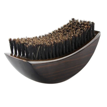 

New Natural Beech Wood Beard Brush for Men Face Massage That Works Wonders to Comb Beards and Mustach