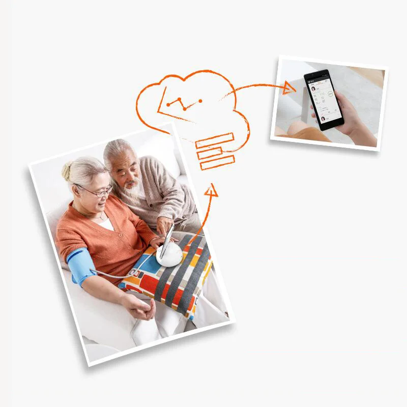 Youpin iHealth Смарт измеритель артериального давления Сфигмоманометр док монитор