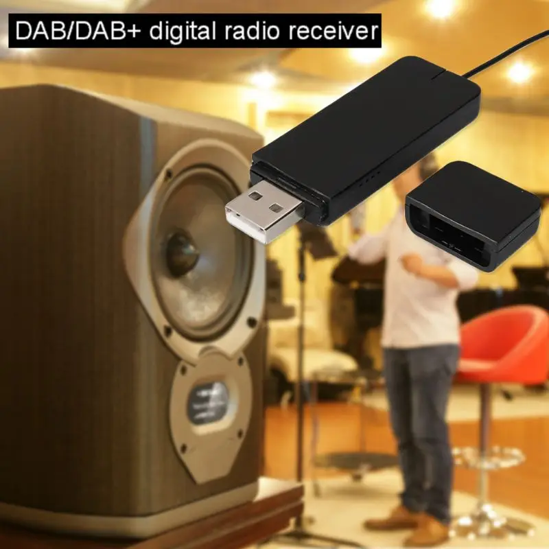 Новый DAB цифровой радиоприемник с антенной для Bluetooth динамик домашний Стерео ТВ USB