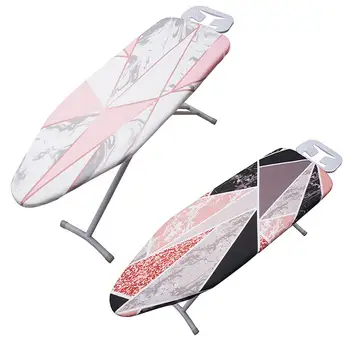 

140*50CM Ironing Board Cover Marble Cloth Printed Ironing Board Cover Protective Non-slip Thick Colorful for Home Cleaner Tools