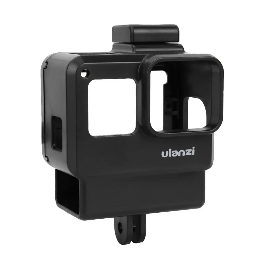 Ulanzi V2/V3 Pro металлическая клетка Расширенная рамка держатель микрофона адаптер с холодным башмаком крепление для GoPro 5 6 7 спортивная Экшн-камера - Цвет: V2