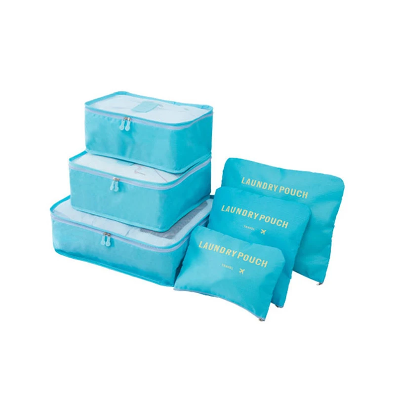 Multifunction 6 Pieces Set Travel Bag Organizer Large Capacity Packing cubes travel bags Clothes Luggage Storage Accessories bag