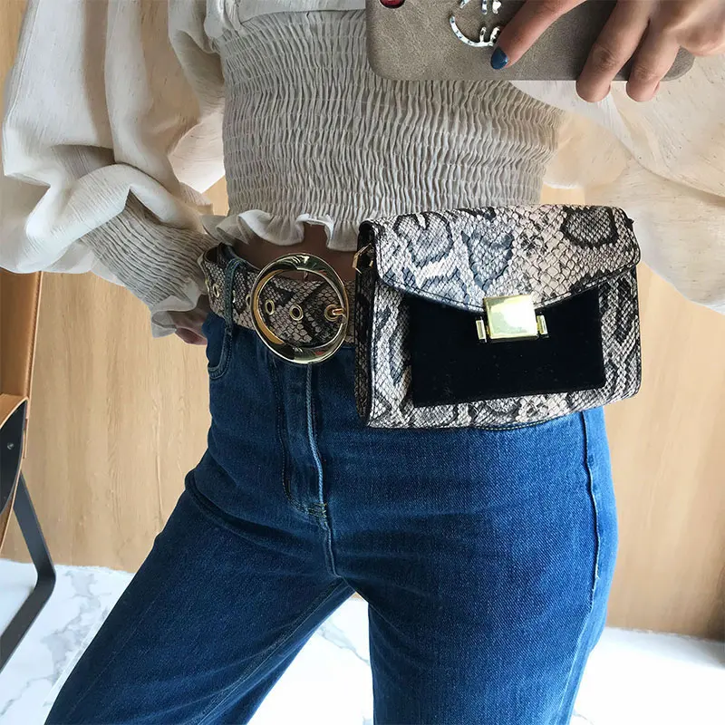 HG модный Леопардовый пояс Twotwinstyle поясная уличная Поясная Сумка пояс для женщин аксессуары XJ2346