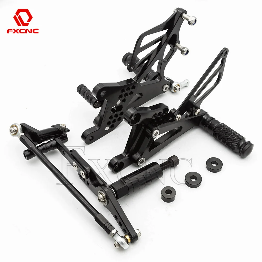 

For Yamaha YZF R1 YZF-R1 YZFR1 2007 2008 Motorcycle Rearset Adjustable Footpeg Footrest Rear Set Foot Peg Pedal Rearsets