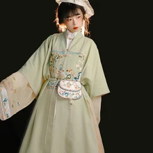 

Pearl chain embroidered waist bag