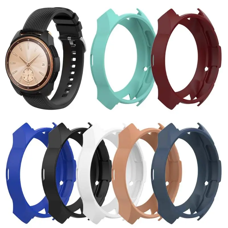 

Silicone Soft Shell Protective Frame Case Cover Skin for samsung Watch 42mm